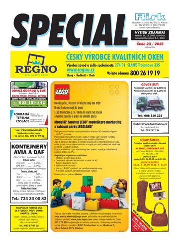 Obálka e-magazínu Special 23/2015