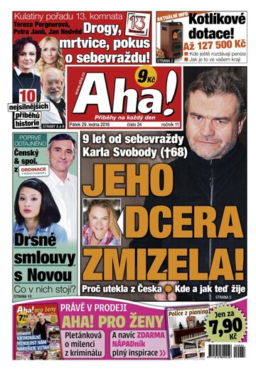 Obálka e-magazínu AHA! 29.1.2016