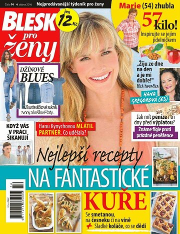 Obálka e-magazínu Blesk pro ženy 4.4.2016