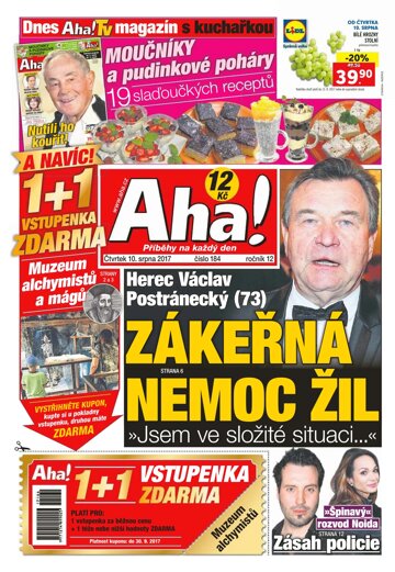 Obálka e-magazínu AHA! 10.8.2017