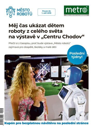 Obálka e-magazínu deník METRO 7.8.2019