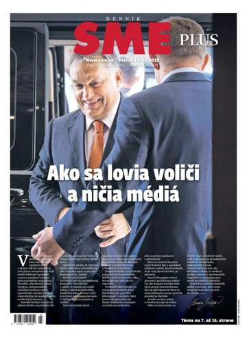 Obálka e-magazínu SME 25.10.2019