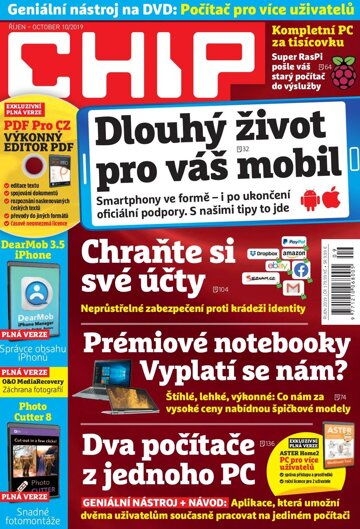 Obálka e-magazínu CHIP 10/2019