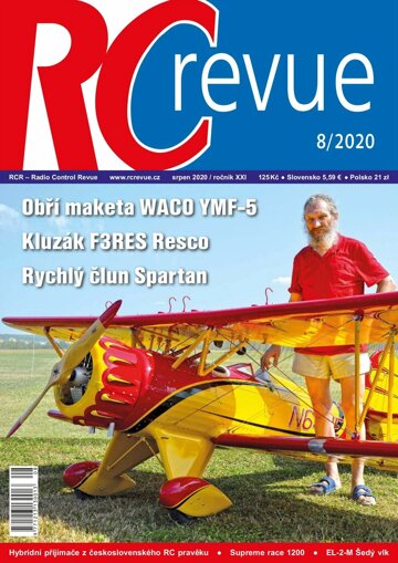 Obálka e-magazínu RC revue 8/2020