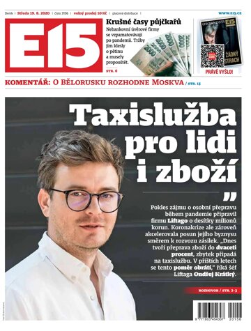 Obálka e-magazínu E15 19.8.2020