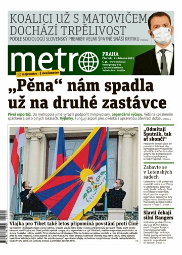 Obálka e-magazínu deník METRO 11.3.2021