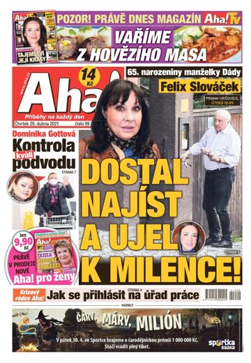 Obálka e-magazínu AHA! 29.4.2021