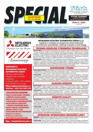Obálka e-magazínu Special 5/2021