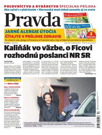 Obálka e-magazínu Pravda 25. 04. 2022