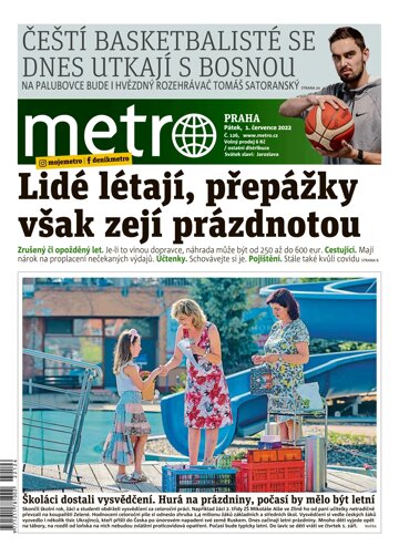 Obálka e-magazínu deník METRO 1.7.2022
