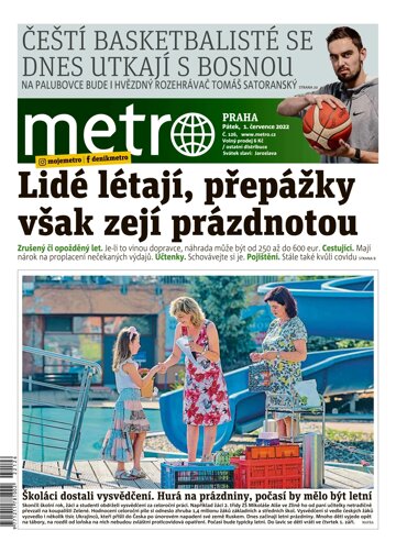Obálka e-magazínu deník METRO 1.7.2022