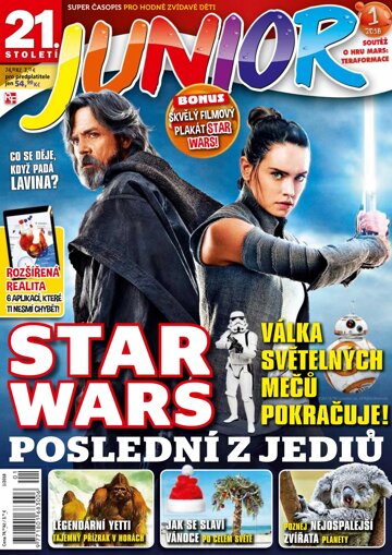 Obálka e-magazínu 21. století JUNIOR 1/18