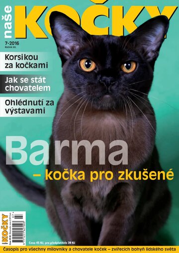Obálka e-magazínu Naše kočky 7/2016