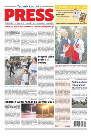 Obálka e-magazínu Lounský press 43/23