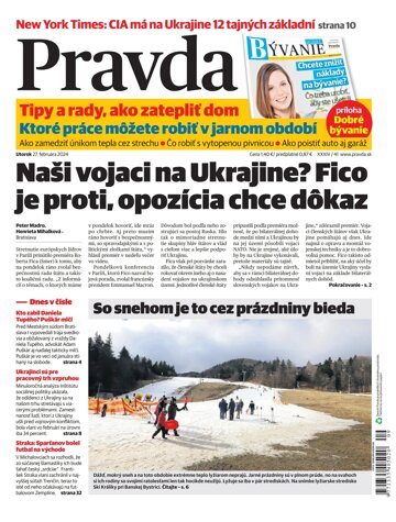 Obálka e-magazínu Pravda 27. 2. 2024