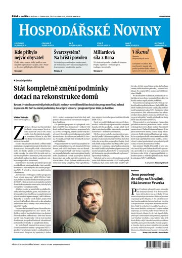 Obálka e-magazínu Hospodářské noviny 105 - 31.5.2024