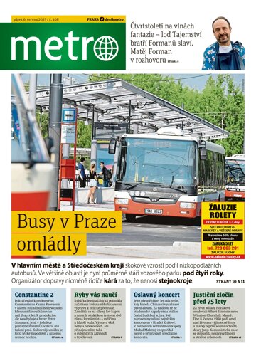 Obálka e-magazínu deník METRO 6.6.2025