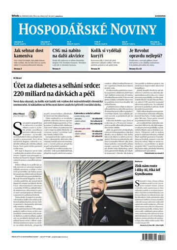Obálka e-magazínu Hospodářské noviny 146 - 30.7.2025