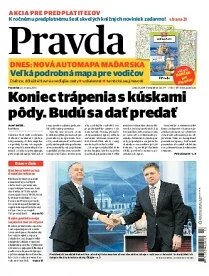 Obálka e-magazínu Pravda 24. 3. 2014