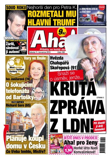 Obálka e-magazínu AHA! 11.7.2015