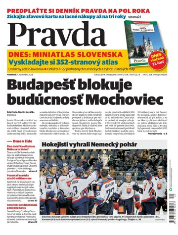 Obálka e-magazínu Pravda 7.11.2016