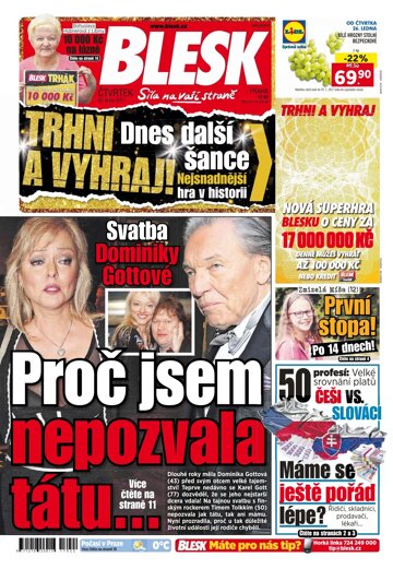 Obálka e-magazínu Blesk 26.1.2017