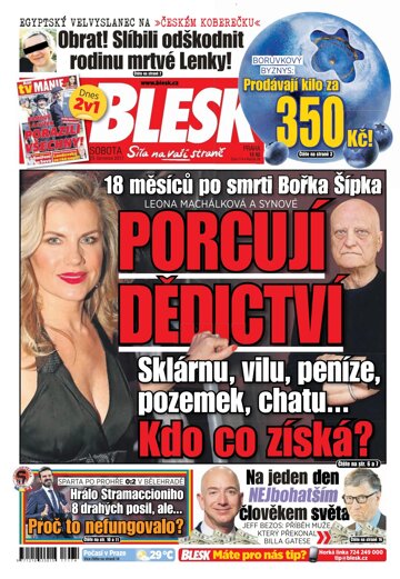 Obálka e-magazínu Blesk 29.7.2017