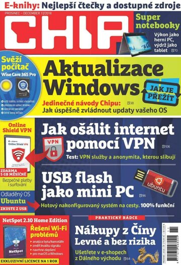 Obálka e-magazínu CHIP 12/2018