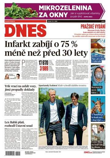 Obálka e-magazínu MF Dnes 19.2.2020