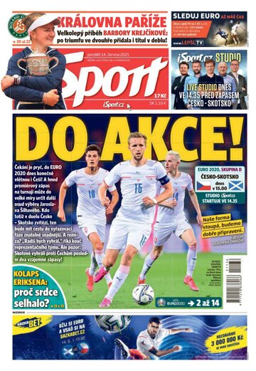 Obálka e-magazínu Sport 14.6.2021