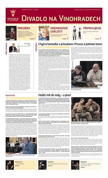 Obálka e-magazínu Hospodářské noviny - příloha 034 - 17.2.2022 Divadlo na Vinohradech