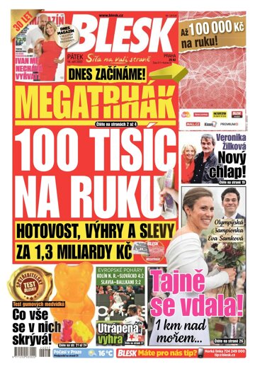 Obálka e-magazínu Blesk 16.9.2022