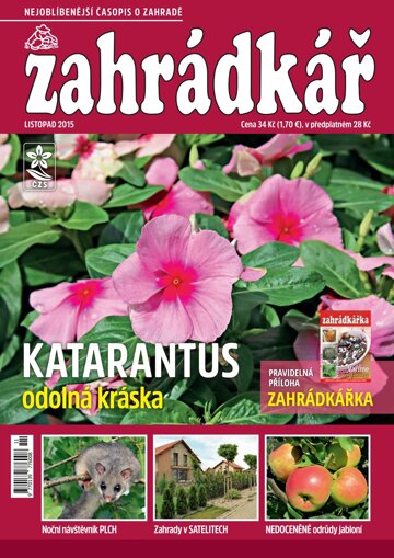 Obálka e-magazínu Zahrádkář 11/2015