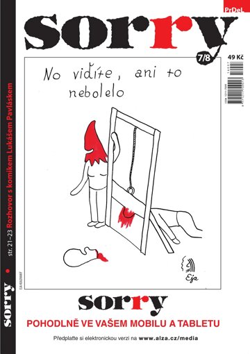 Obálka e-magazínu Sorry 7/2016