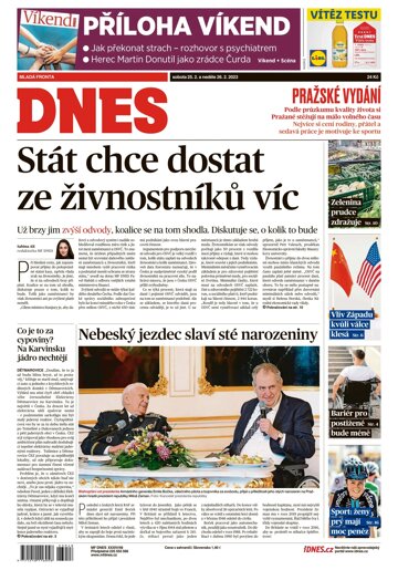 Obálka e-magazínu MF Dnes 25.2.2023