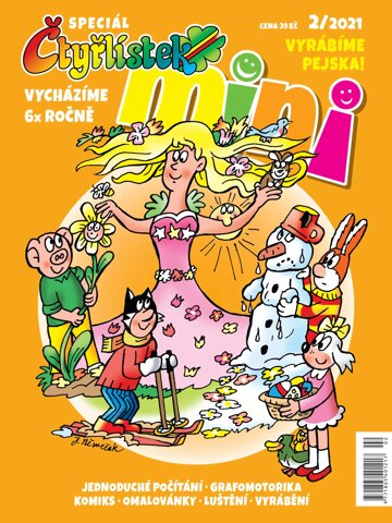 Obálka e-magazínu Čtyřlístek Mini 2/2021