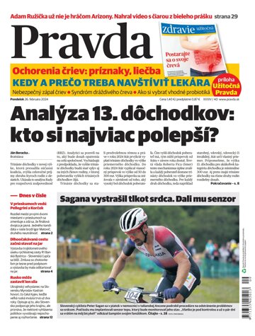 Obálka e-magazínu Pravda 26. 2. 2024