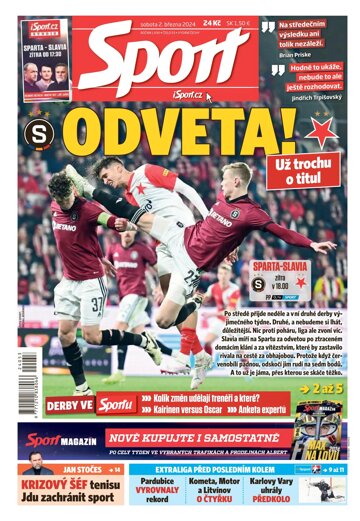 Obálka e-magazínu Sport 2.3.2024