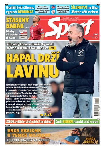 Obálka e-magazínu Sport 26.3.2024