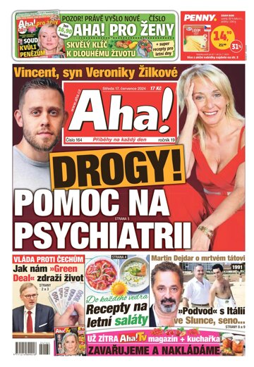Obálka e-magazínu AHA! 17.7.2024