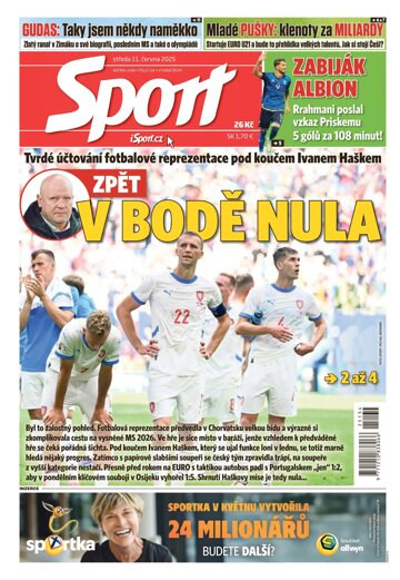 Obálka e-magazínu Sport 11.6.2025