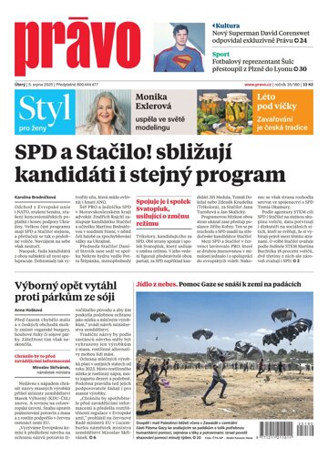 Obálka e-magazínu Deník Právo 5.8.2025
