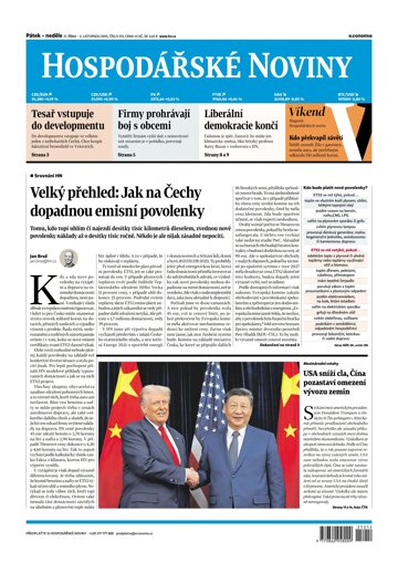 Obálka e-magazínu Hospodářské noviny 212 - 31.10.2025