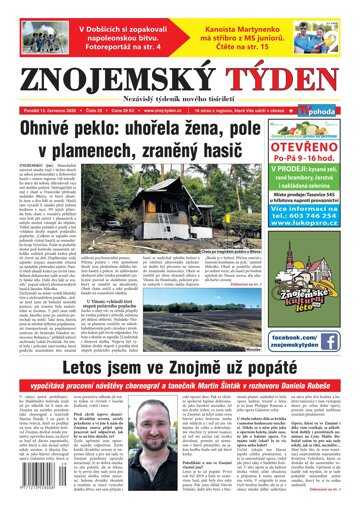 Obálka e-magazínu Znojemský týden 29/2026