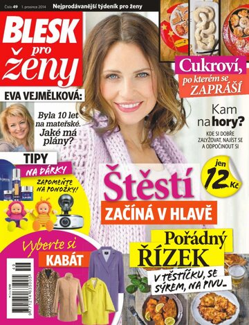 Obálka e-magazínu Blesk pro ženy 1.12.2014