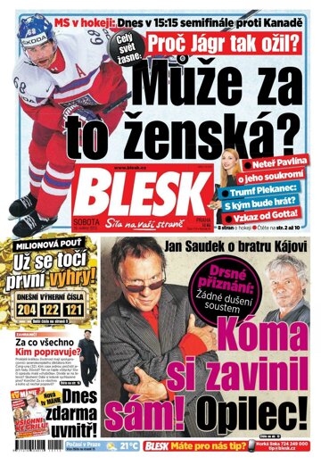 Obálka e-magazínu Blesk 16.5.2015