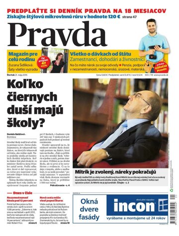 Obálka e-magazínu Pravda 21. 5. 2015