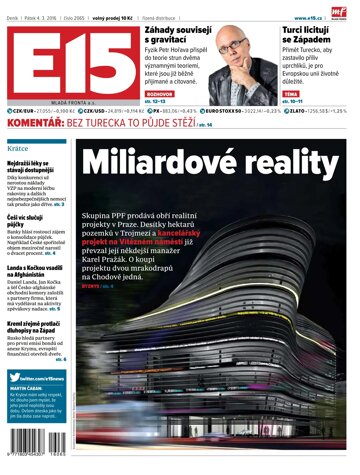Obálka e-magazínu E15 4.3.2016