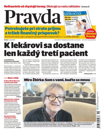 Obálka e-magazínu Pravda 6. 5. 2020