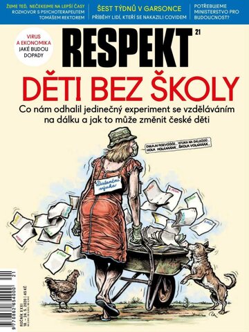 Obálka e-magazínu Respekt 21/2020